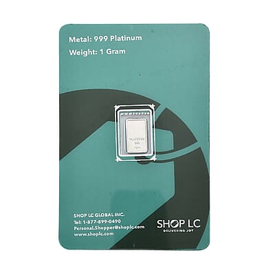 999 Platinum Dragon Bar 1 Grams