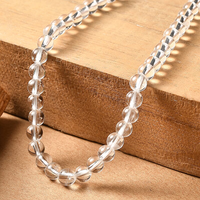Crystal Necklace in Stainless Steel 18 Inches
