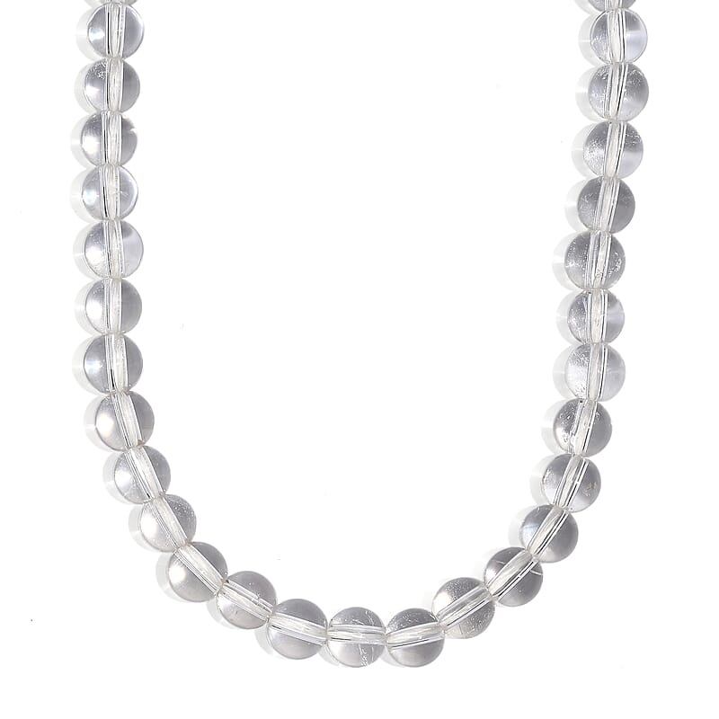 Crystal Necklace in Stainless Steel 18 Inches