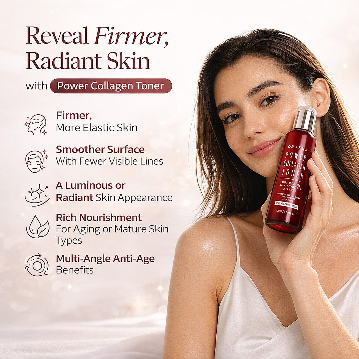 Orjena Power Collagen Toner for Anti-Wrinkle (4.08oz)