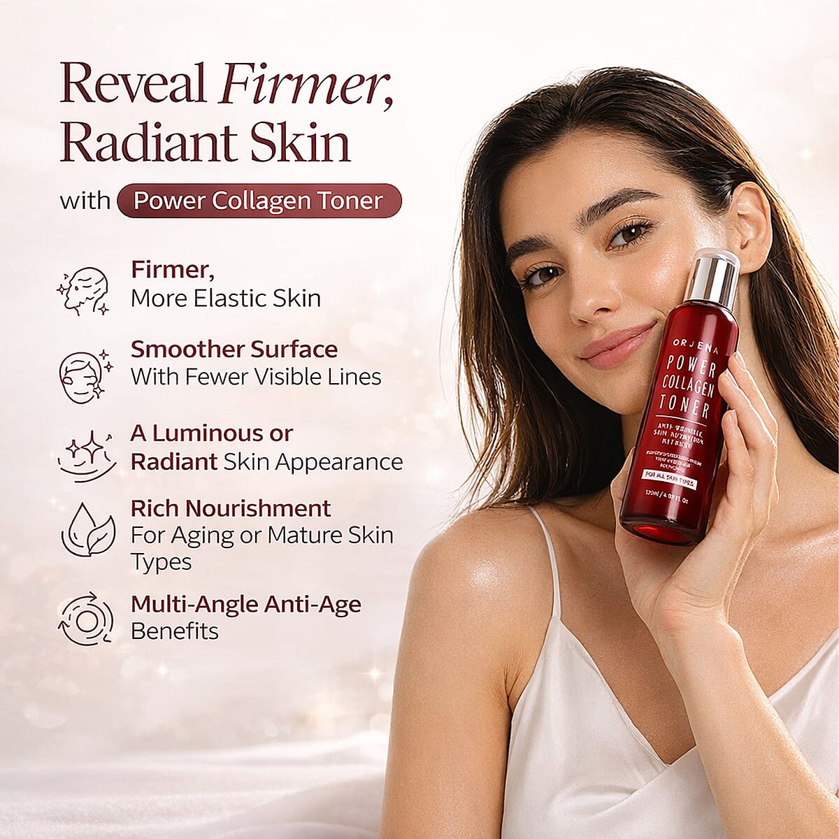 Orjena Power Collagen Toner for Anti-Wrinkle (4.08oz) image number 2