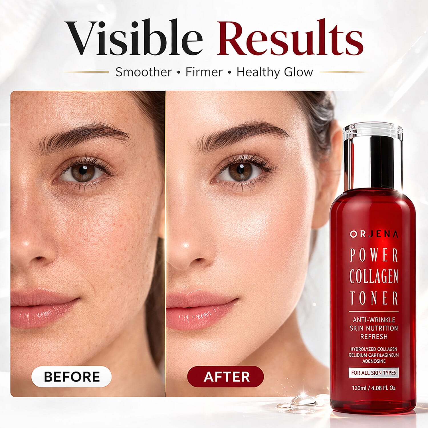Orjena Power Collagen Toner for Anti-Wrinkle (4.08oz)