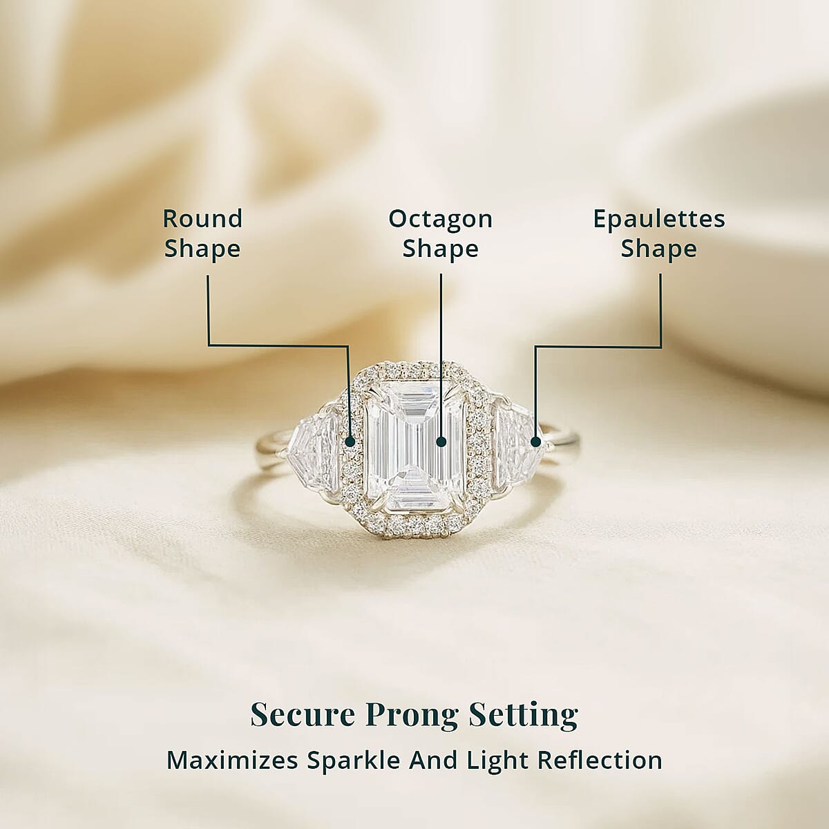 IGI Certified Luxuriant Lab Grown Diamond E-F VS 2.00 ctw Ring in 950 Platinum (Size 5.0) 5.75 Grams image number 4