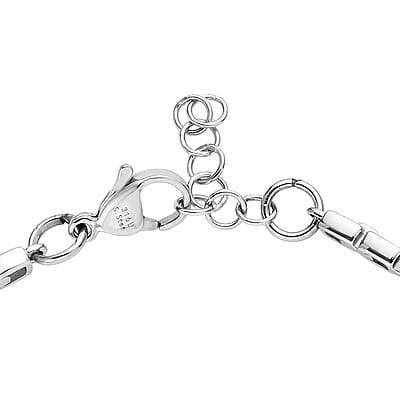 EverTrue Hebei Peridot 3.25 ctw Bracelet in Stainless Stee (7.00 In) 