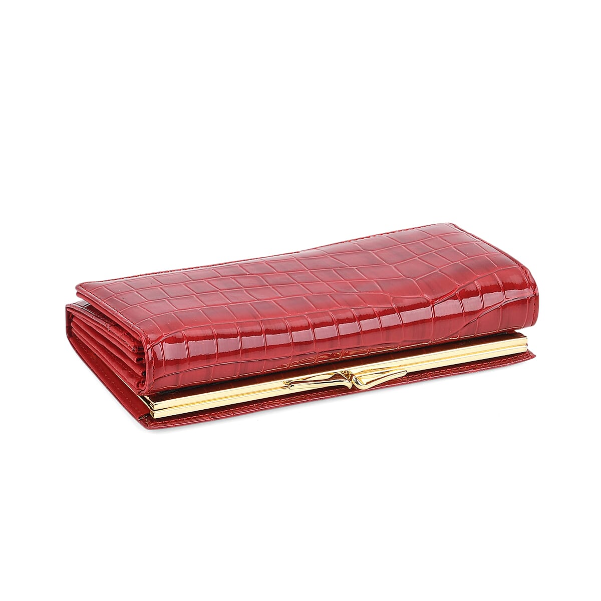 Tamsy Wine Faux Leather Wallet image number 3