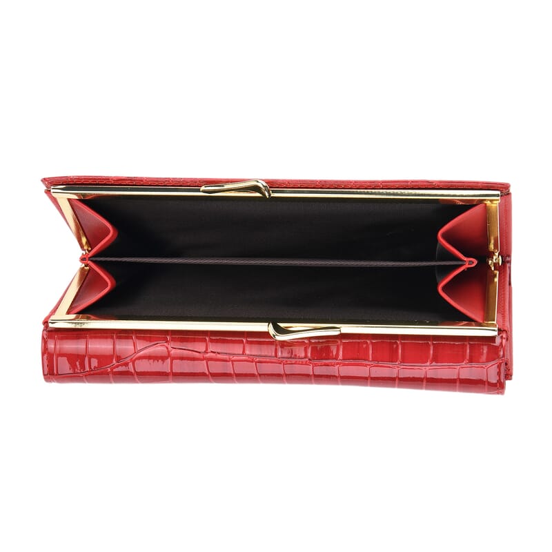 Tamsy Wine Faux Leather Wallet