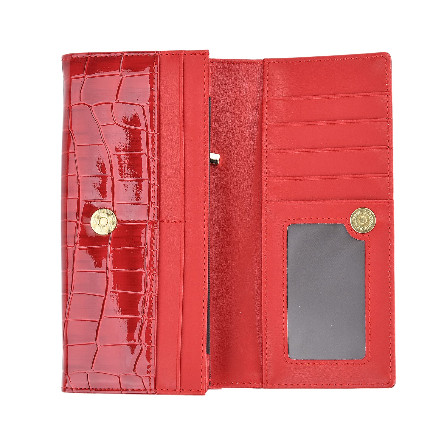 Tamsy Wine Faux Leather Wallet