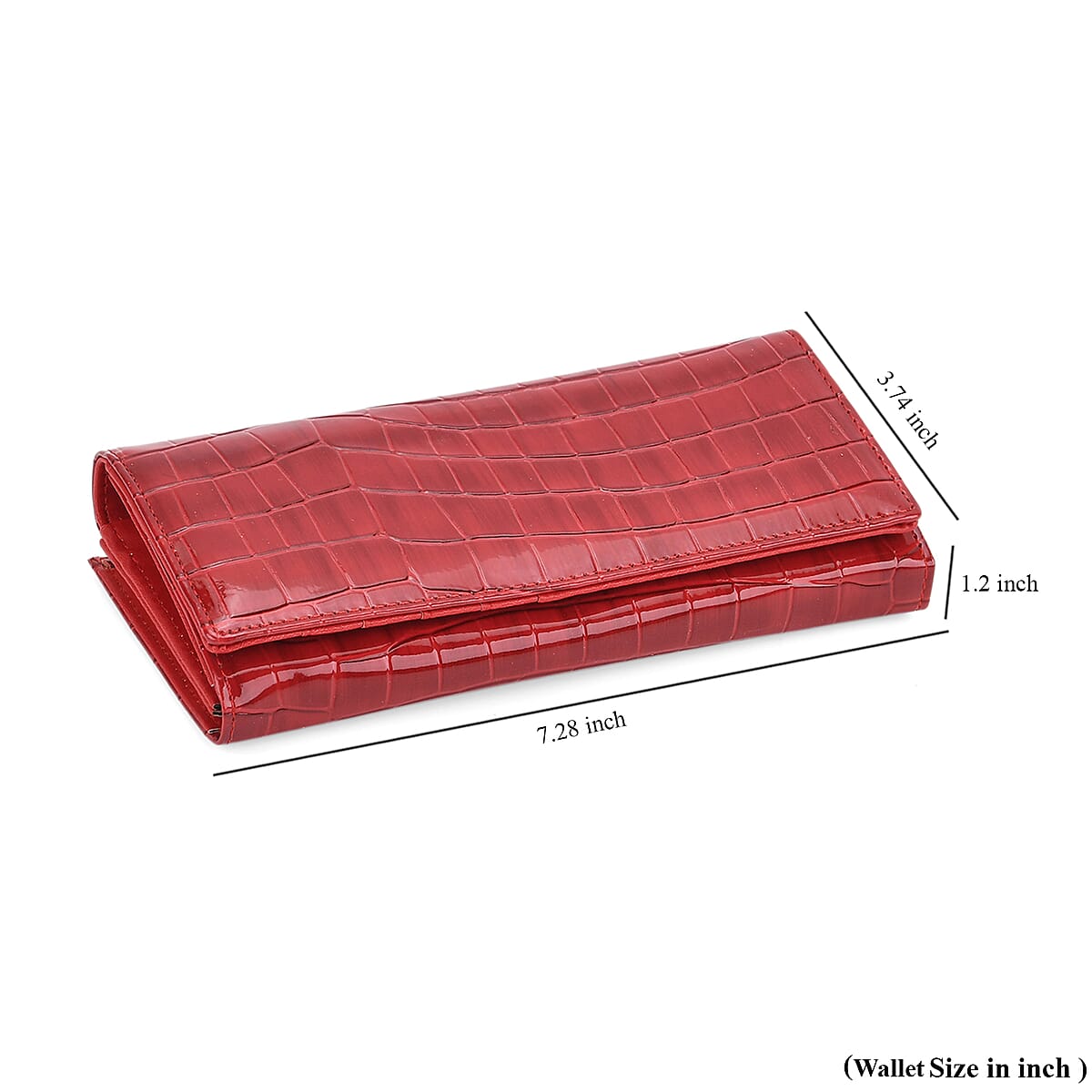 Tamsy Wine Faux Leather Wallet image number 7
