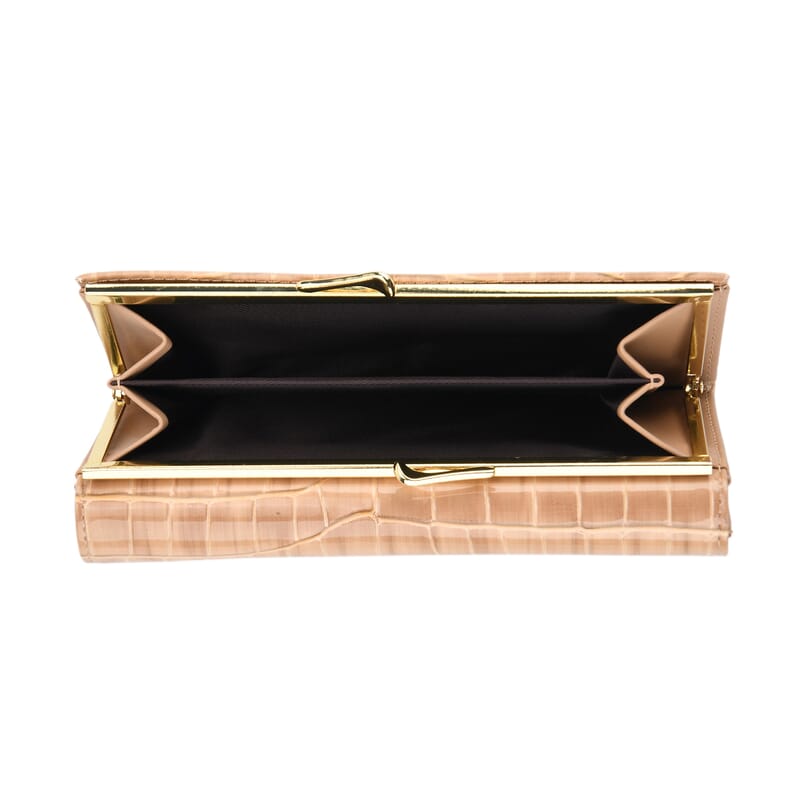 Tamsy Beige Faux Leather Wallet