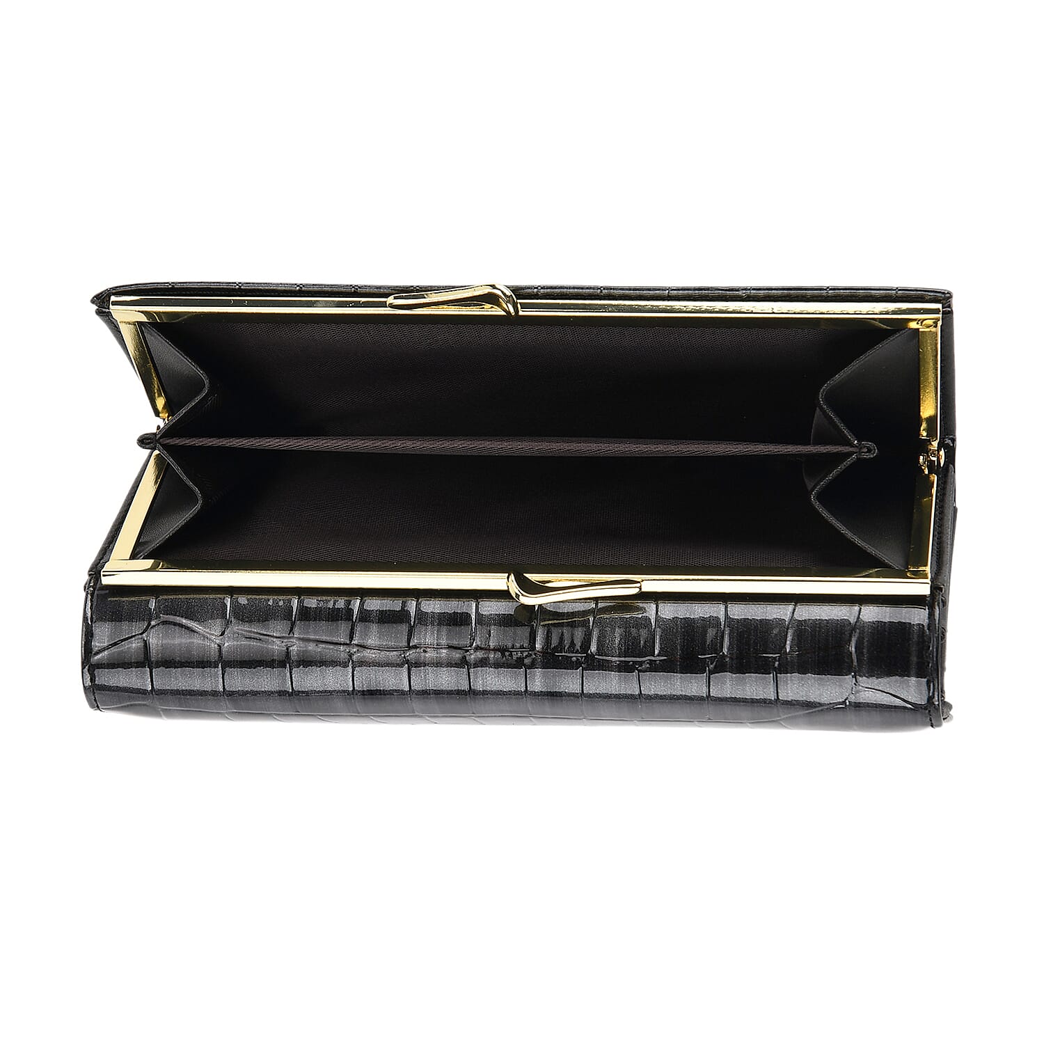 Tamsy Black Faux Leather Wallet