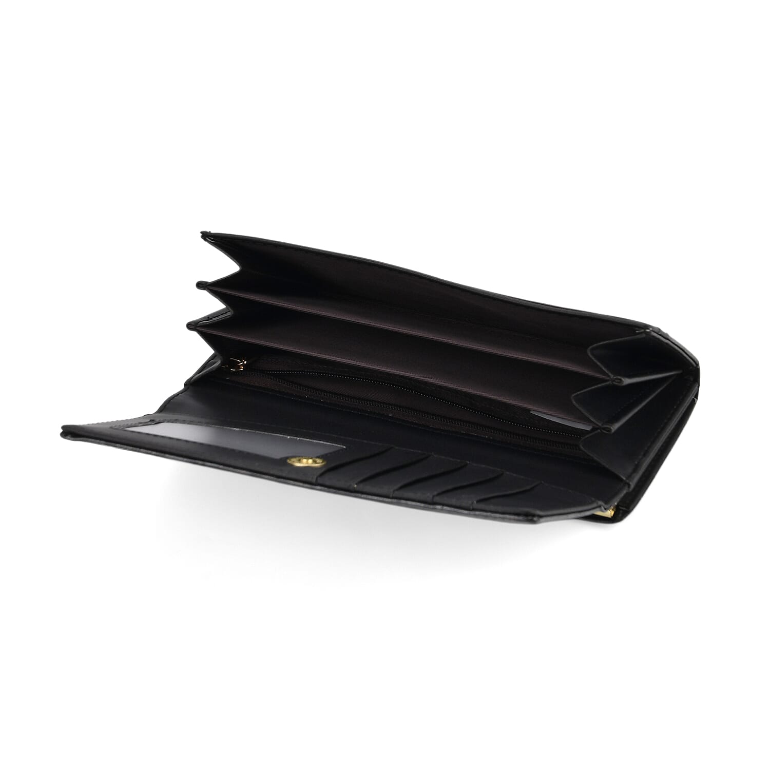 Tamsy Black Faux Leather Wallet