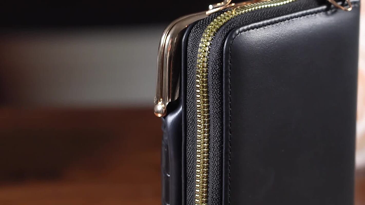 Tamsy Faux Leather Wallet Phone Bag (4.5"x7.2")