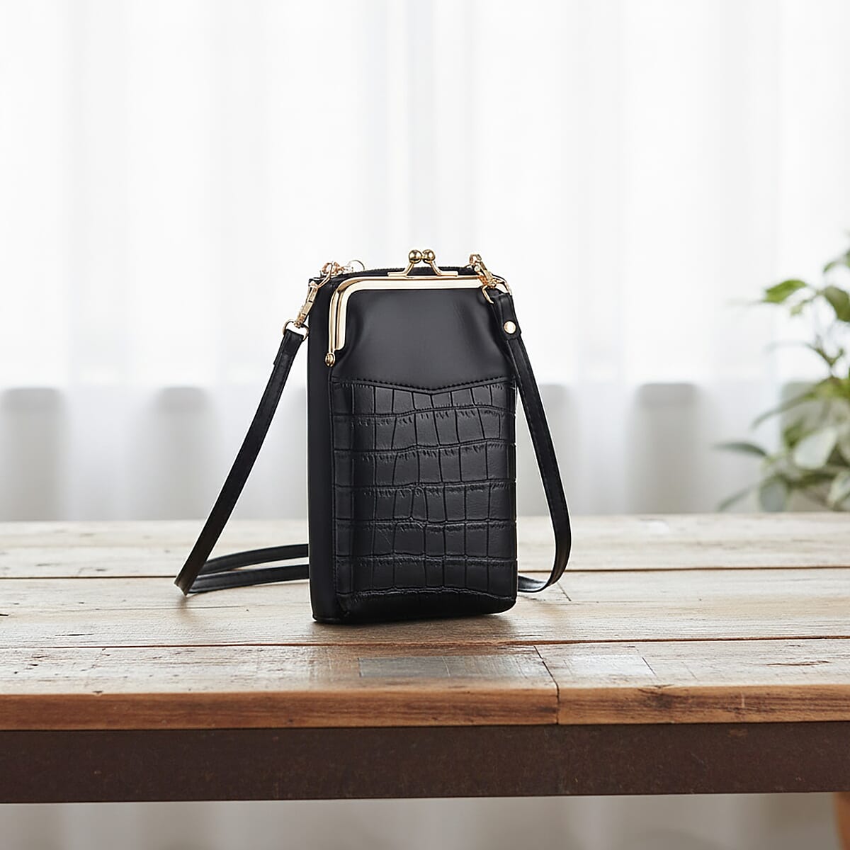 Tamsy Faux Leather Wallet Phone Bag image number 1