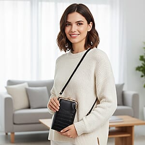 Tamsy Faux Leather Wallet Phone Bag