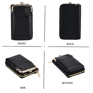 Tamsy Faux Leather Wallet Phone Bag