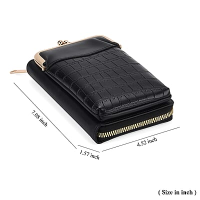 Tamsy Faux Leather Wallet Phone Bag