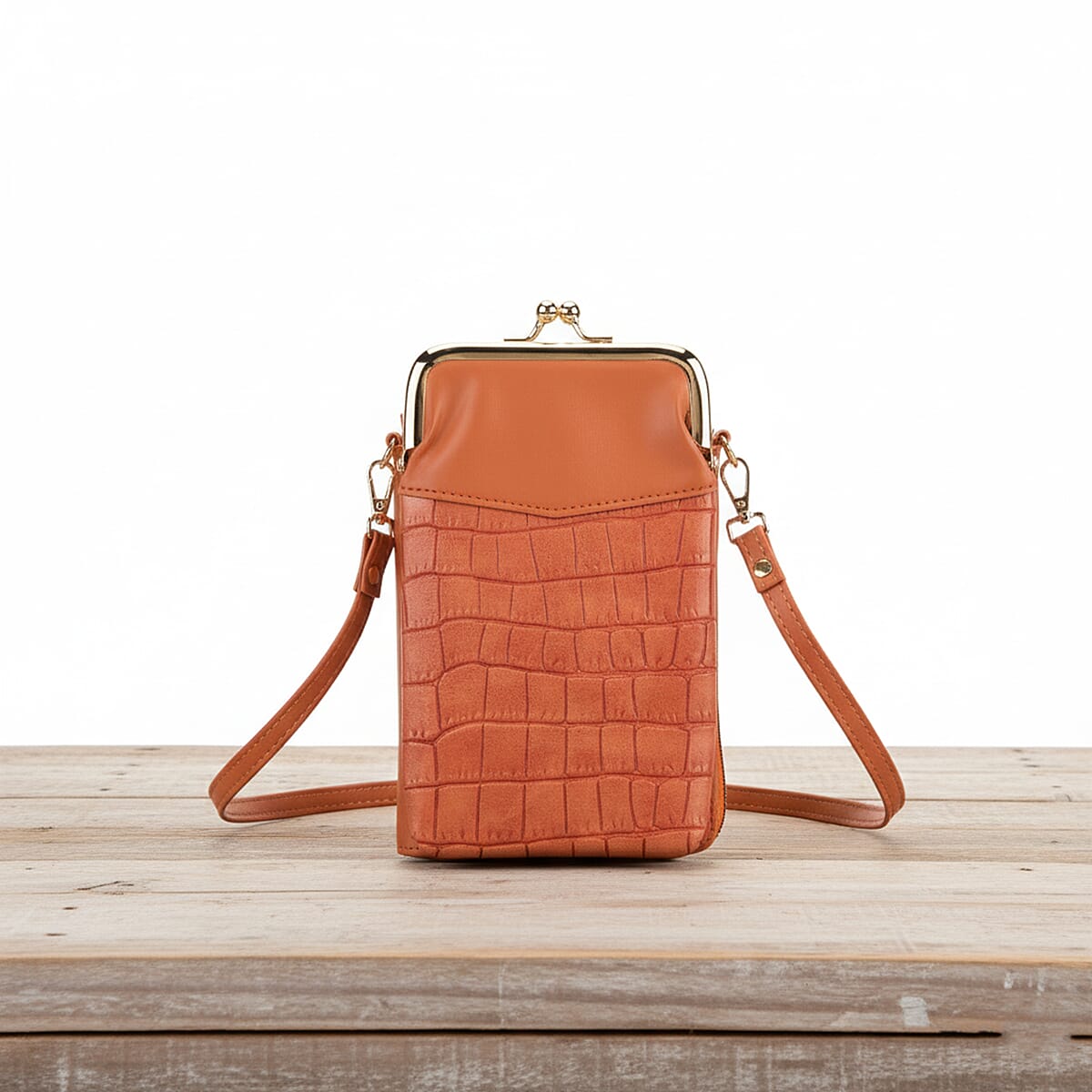 Tamsy Faux Leather Wallet Phone Bag image number 1