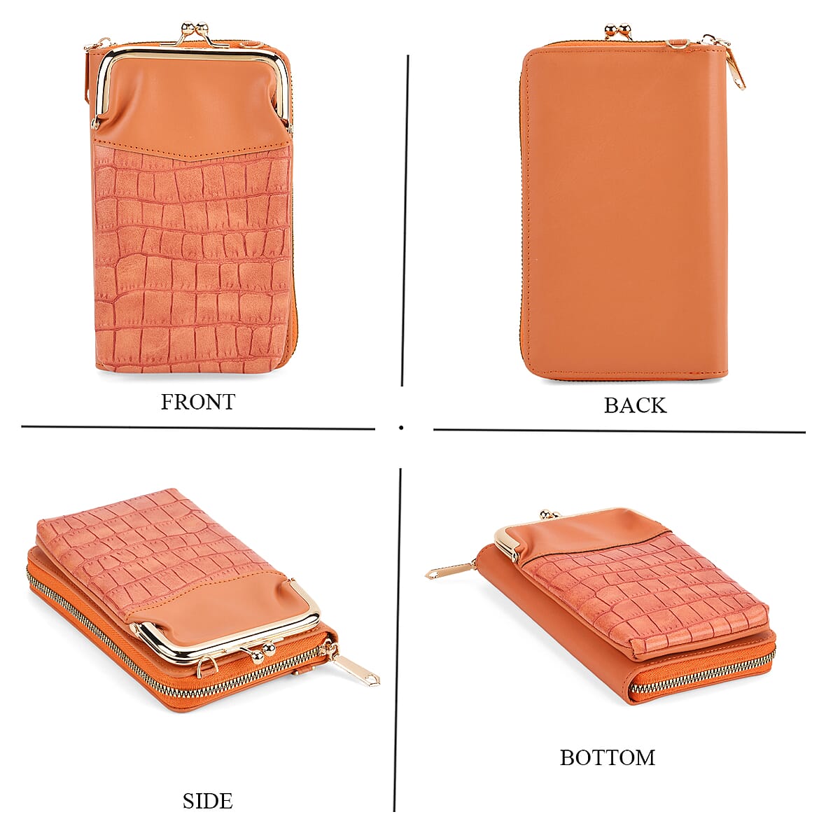 Tamsy Faux Leather Wallet Phone Bag image number 3