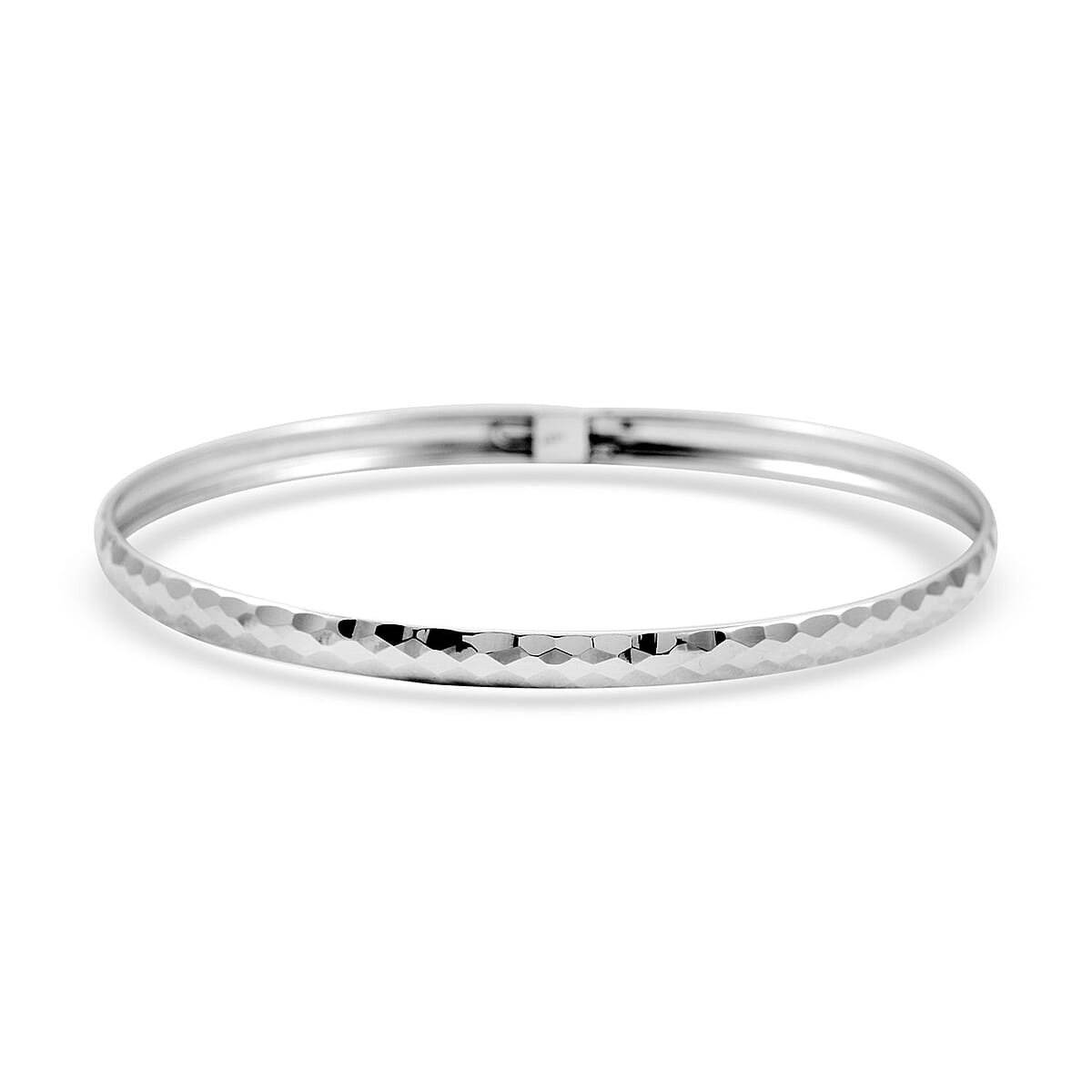 Sterling Silver Bangle Bracelet (7.50 In) 4 Grams image number 0