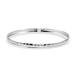 Sterling Silver Bangle Bracelet (7.50 In) 4 Grams