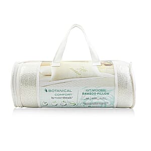 Closeout Botanical Comfort Anti-Microbial Bamboo Pillow -Queen