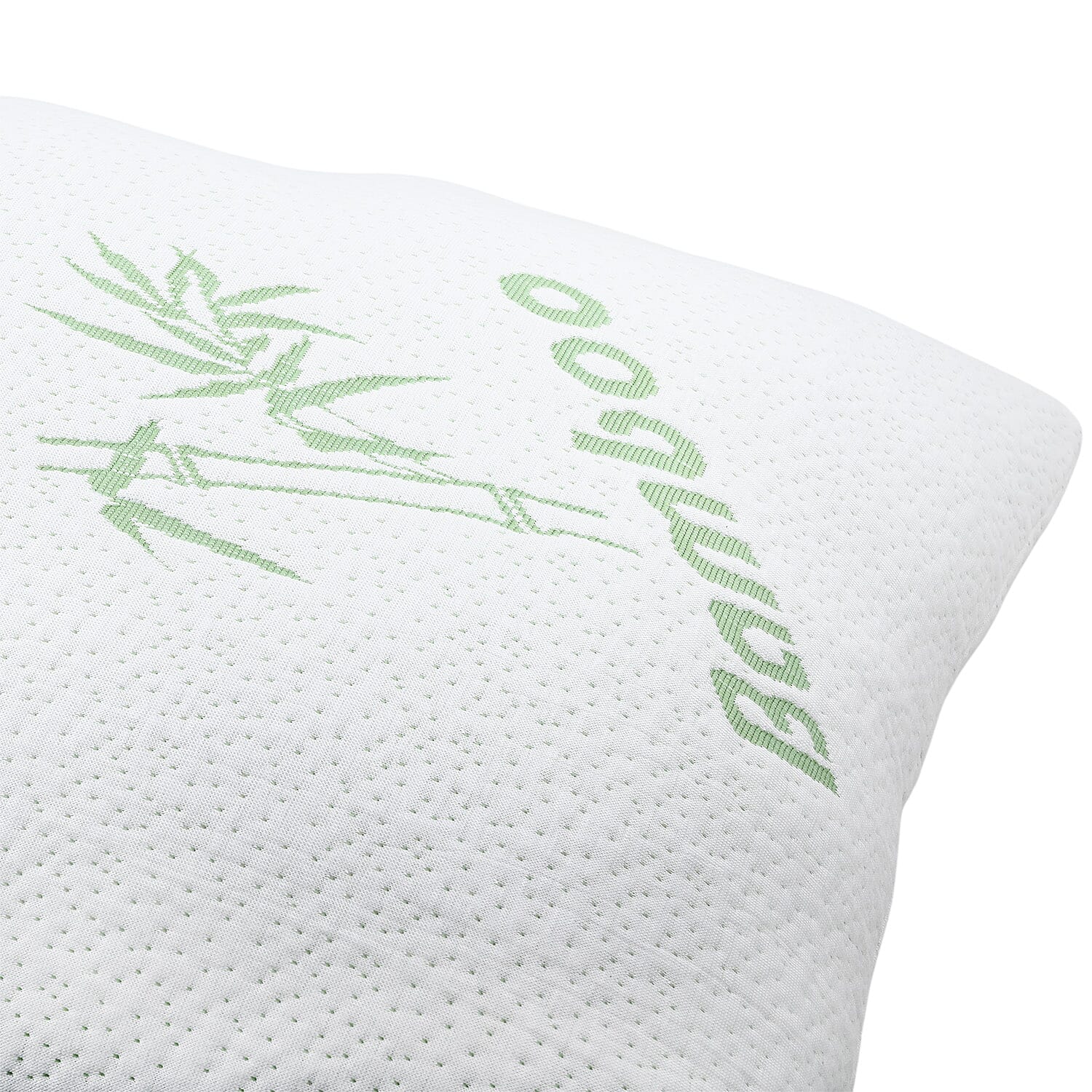Closeout Botanical Comfort Anti-Microbial Bamboo Pillow -Queen