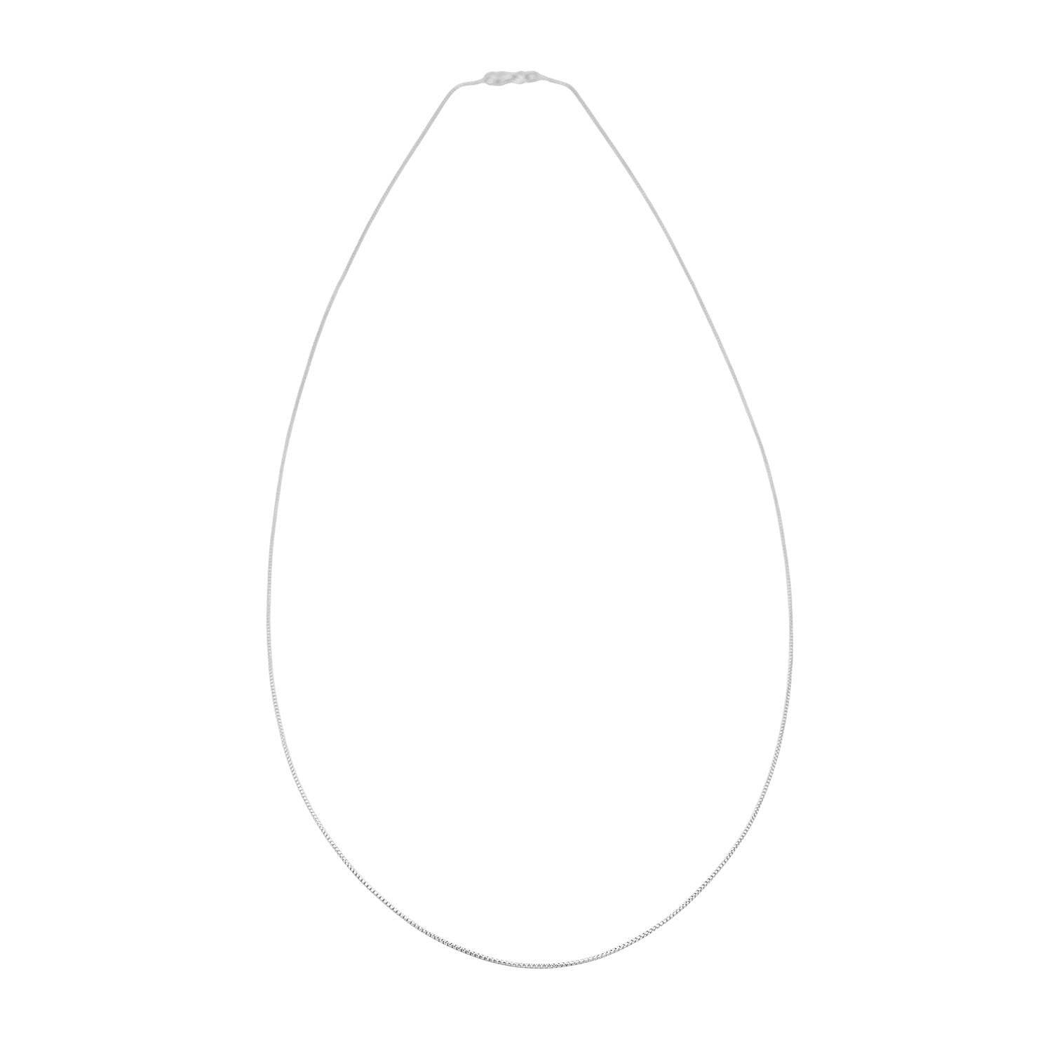 1mm Round Box Chain Necklace in Sterling Silver 4.30 Grams 30 Inches