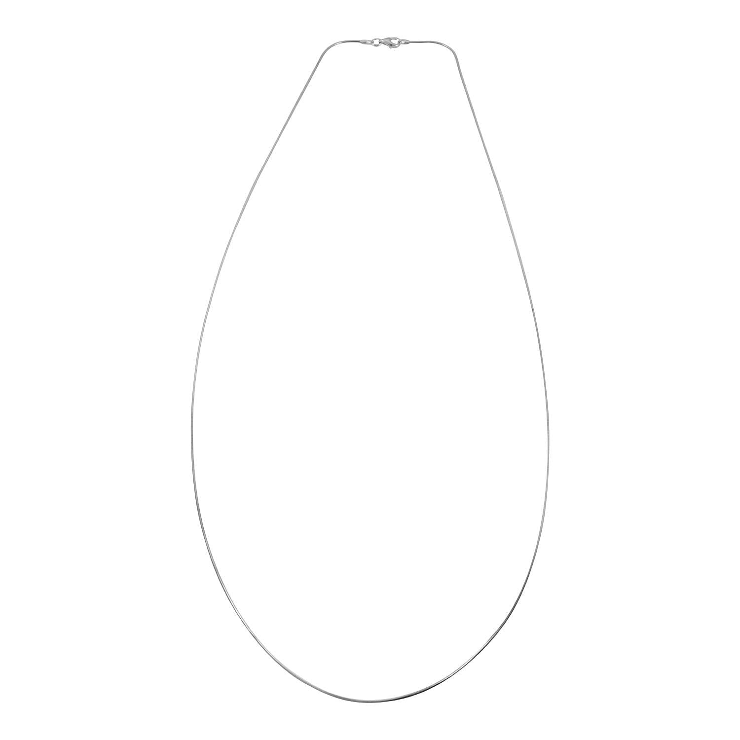 0.9mm Round Snake Chain Necklace in Sterling Silver 4.50 Grams 30 Inches