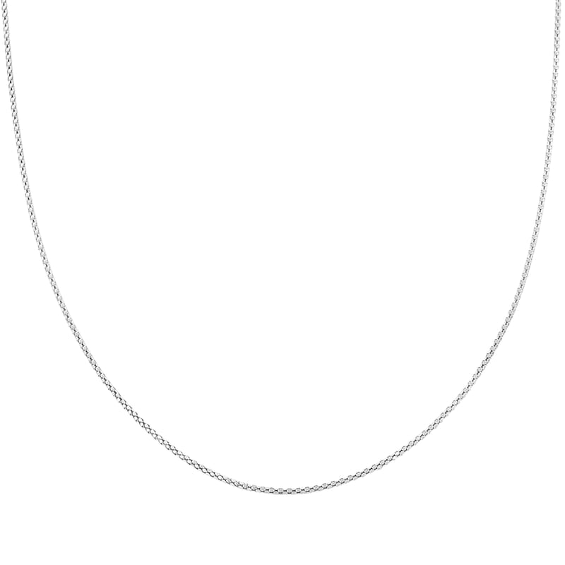 Made In Italian Sterling Silver Coryana Chain Necklace 30 Inches 4.30 Grams