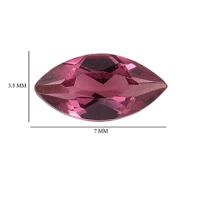 Orissa Rose Garnet Set of 3 (Mrq 7x3.5 mm) 1.23 ctw Loose Gemstone