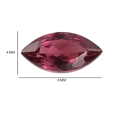 AA Orissa Rose Garnet Set of 3 (Mrq 8x4 mm) 1.78 ctw Loose Gemstone