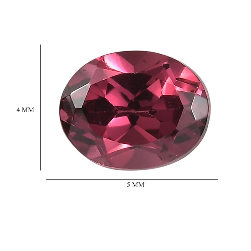 AAA Orissa Rose Garnet Set of 3 (Ovl 5x4 mm) 1.27 ctw Loose Gemstone