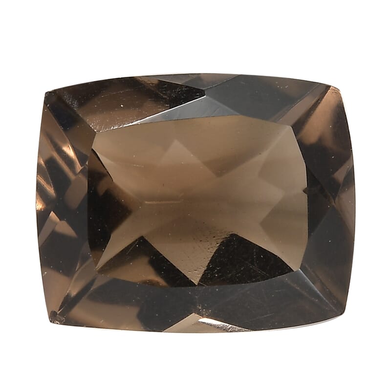 Brazilian Smoky Quartz (Cush 11x9 mm) 3.50 ctw Loose Gemstone