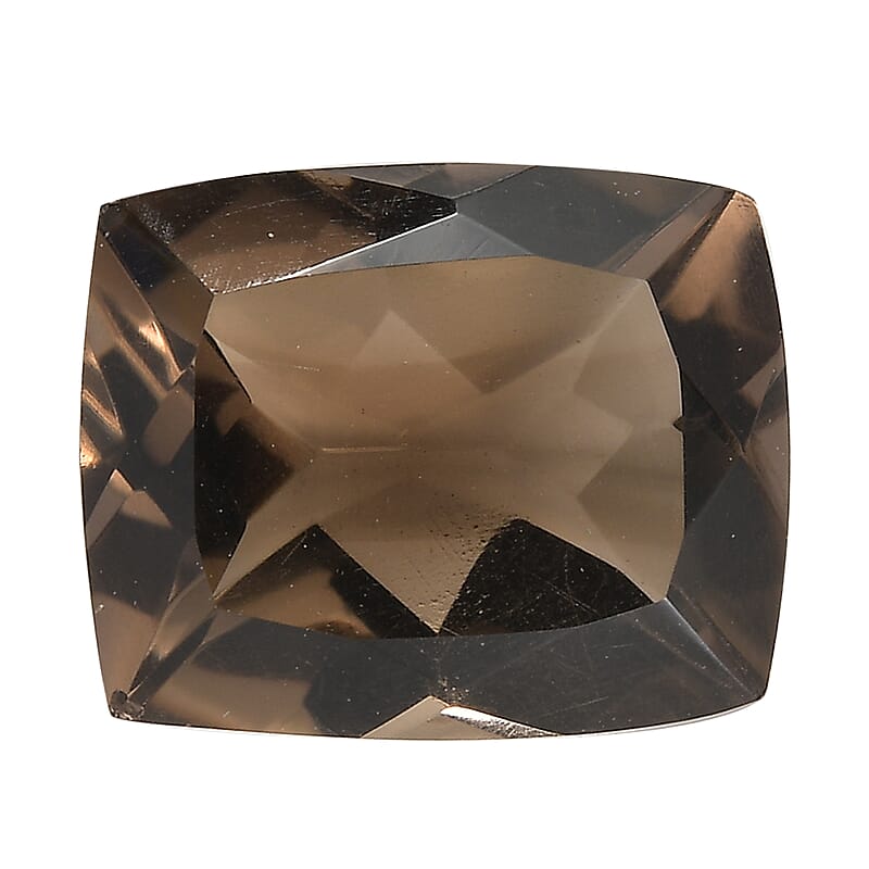 Brazilian Smoky Quartz (Cush 11x9 mm) 3.50 ctw Loose Gemstone