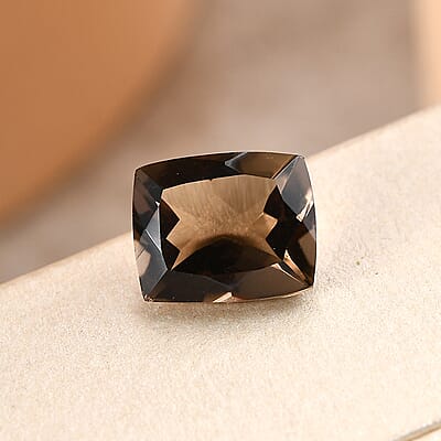 Brazilian Smoky Quartz (Cush 11x9 mm) 3.50 ctw Loose Gemstone