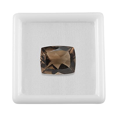Brazilian Smoky Quartz (Cush 11x9 mm) 3.50 ctw Loose Gemstone