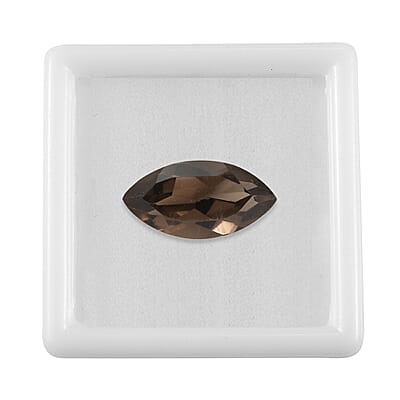 Brazilian Smoky Quartz (Mrq 12x6 mm) 1.48 ctw Loose Gemstone
