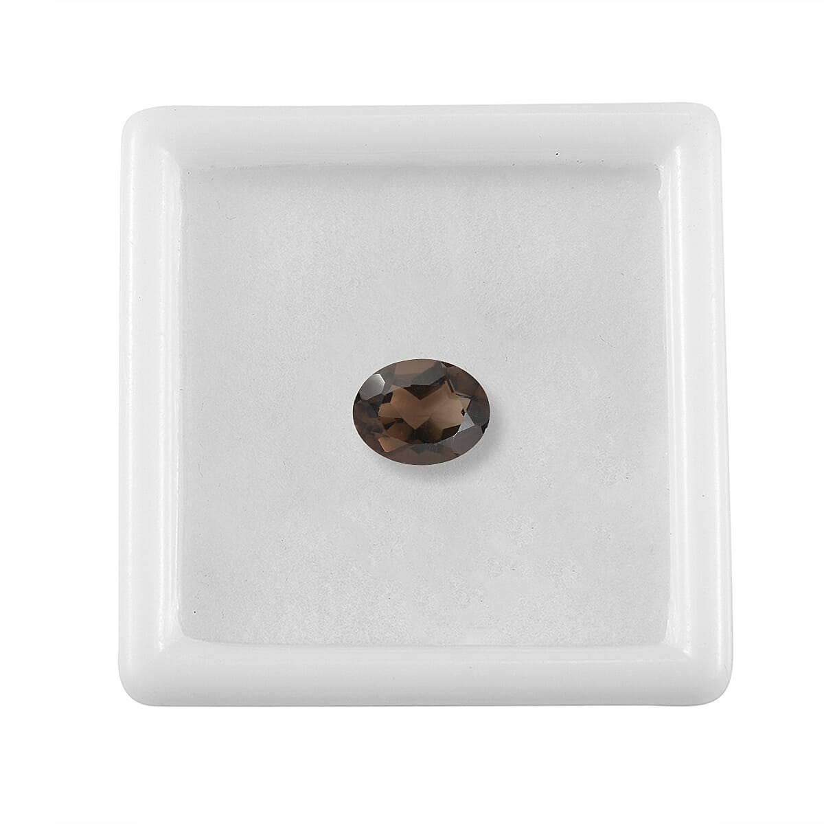 Brazilian Smoky Quartz (Oval 9x7 mm) 1.30 ctw Loose Gemstone