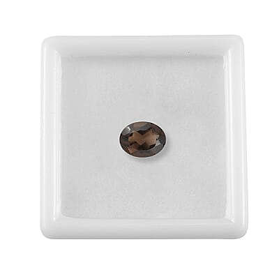 Brazilian Smoky Quartz (Oval 9x7 mm) 1.30 ctw Loose Gemstone