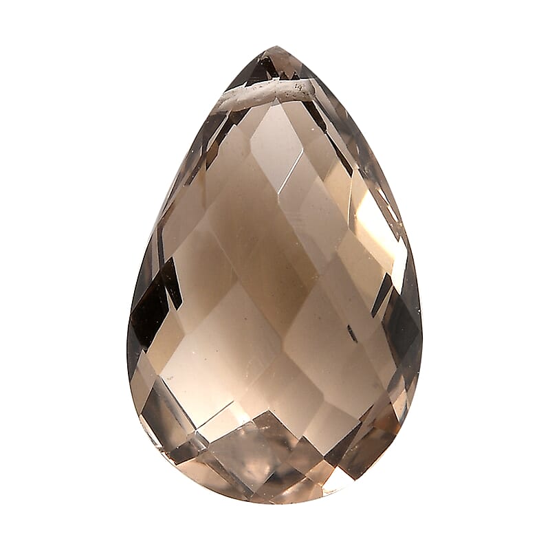 Brazilian Smoky Quartz (Pear 11x7 mm) 2.05 ctw Loose Gemstone