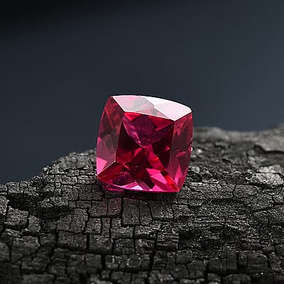 Lab Created Ruby (Cush 7x7 mm) 2.02 ctw Loose Gemstone