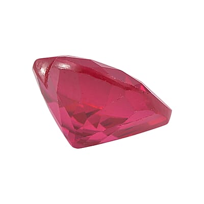 Lab Created Ruby (Hrt 10 mm) 3.64 ctw Loose Gemstone