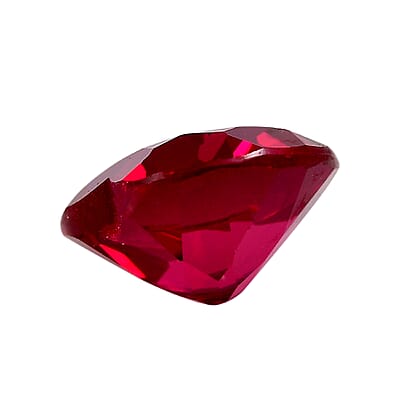 Lab Created Ruby (Hrt 8 mm) 1.92 ctw Loose Gemstone