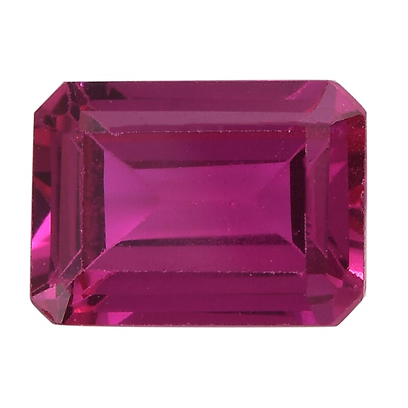 Lab Created Ruby (Oct 8x6 mm) 1.95 ctw Loose Gemstone