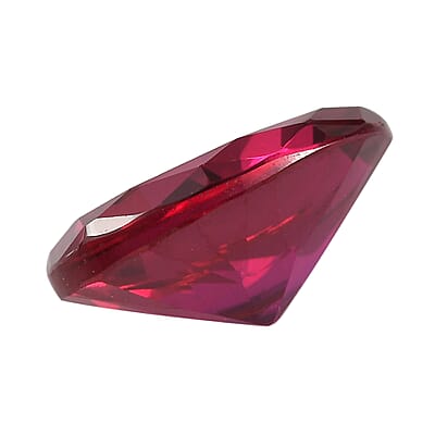 Lab Created Ruby (Ovl 10x8 mm) 2.48 ctw Loose Gemstone