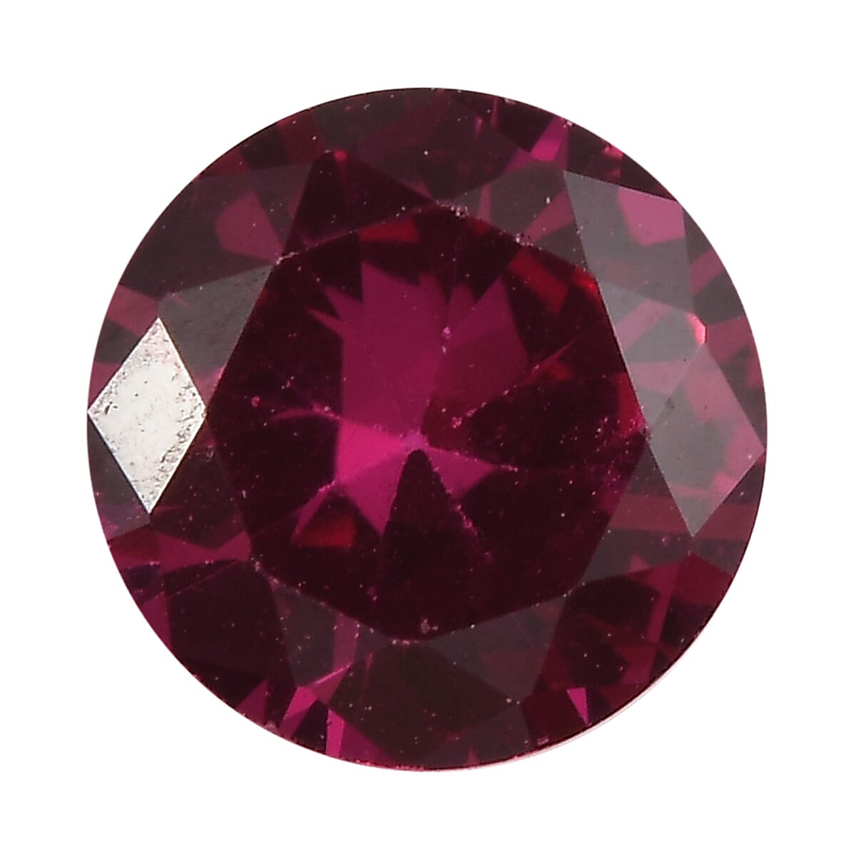 Lab Created Ruby (Rnd 7 mm) 1.40 ctw Loose Gemstone image number 0