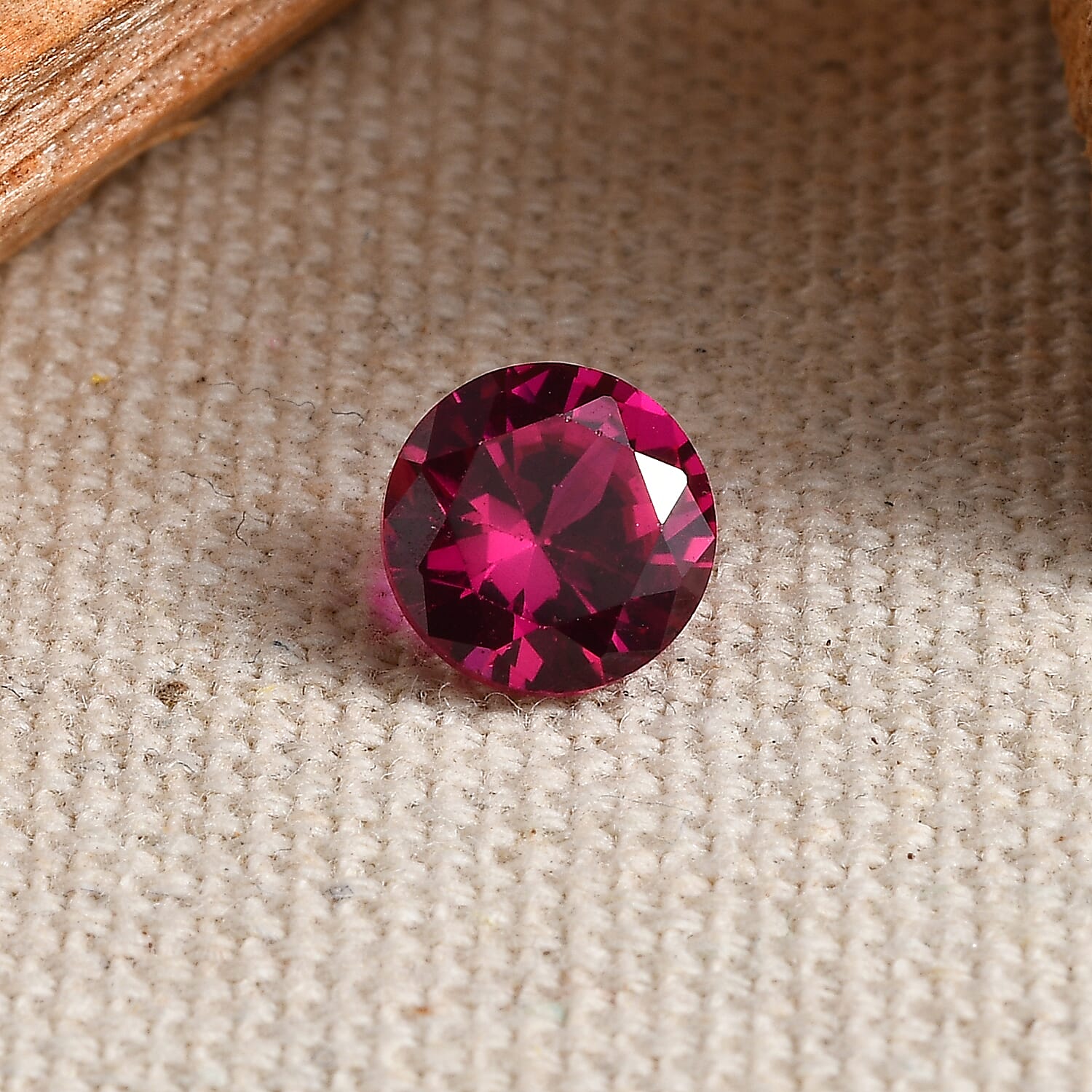Lab Created Ruby (Rnd 7 mm) 1.40 ctw Loose Gemstone