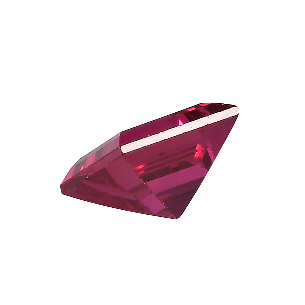 Set of 4 Lab Created Ruby (Sqr 5 mm) 3.03 ctw Loose Gemstone image number 1
