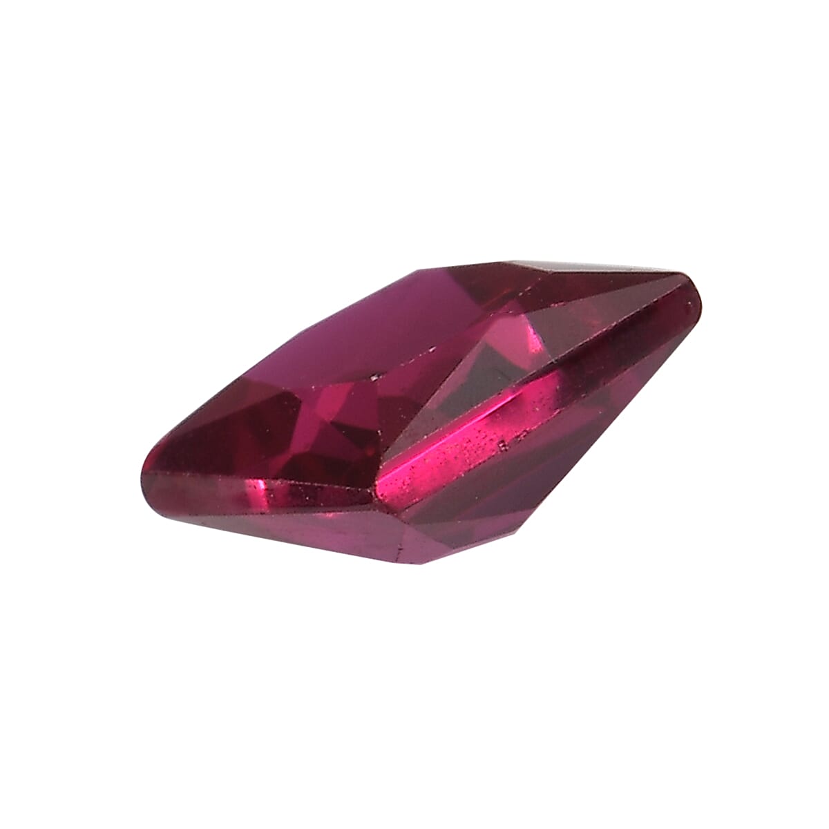 Set of 2 Lab Created Ruby (Sqr 6 mm) 2.91 ctw Loose Gemstone