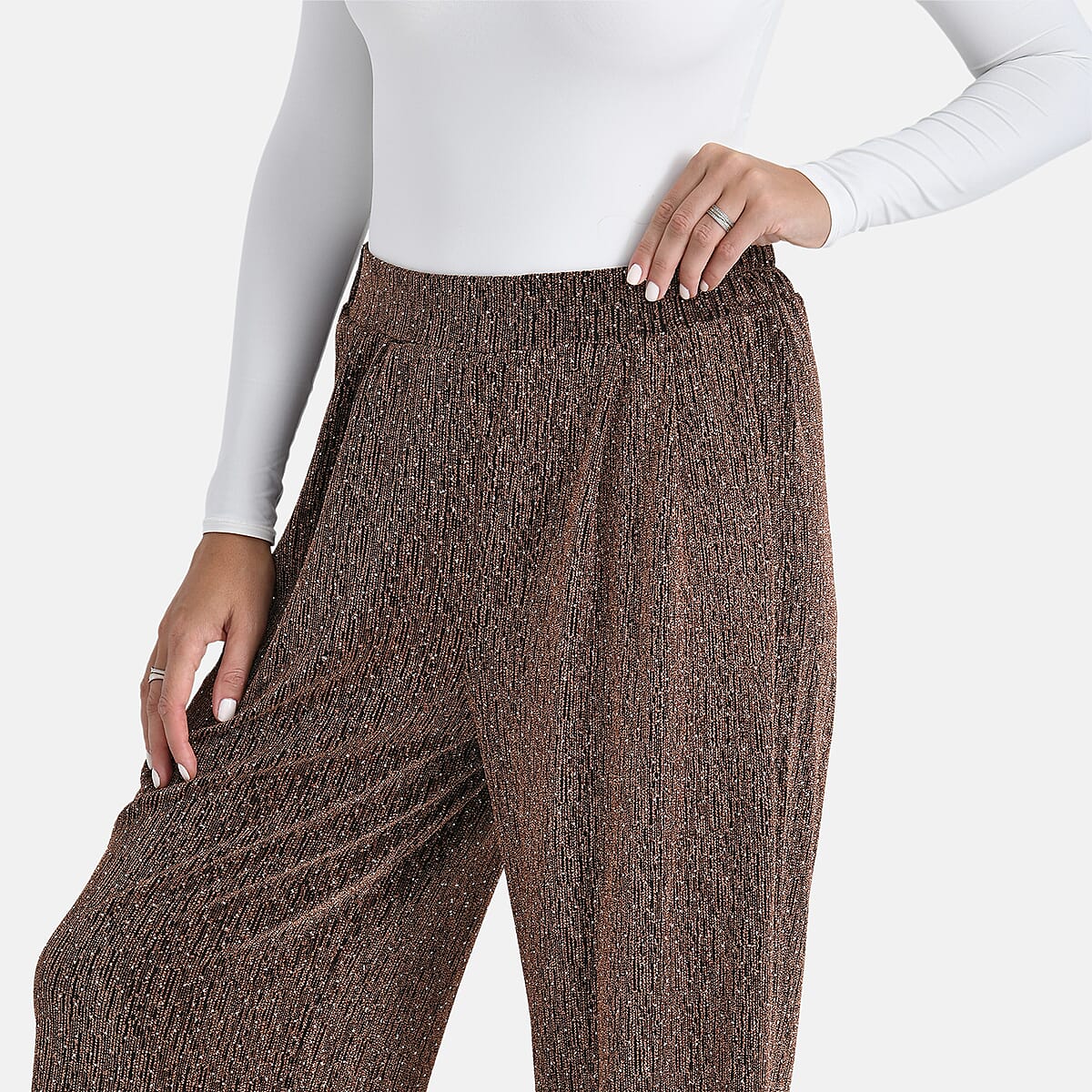 Doorbuster Tamsy Pink Sparkly Sequins, Print Pajama - One Size fits Most image number 4